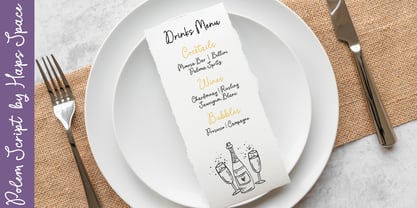 Polem Script Font Poster 4