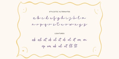 Polem Script Font Poster 7