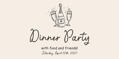 Polem Script Font Poster 3