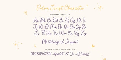 Polem Script Font Poster 6