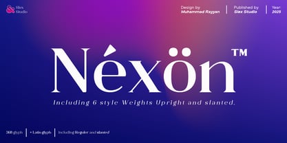 Nexon Font Poster 1
