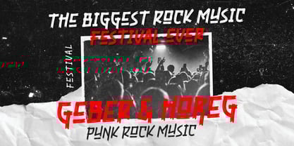 Bhore Punk Font Poster 6