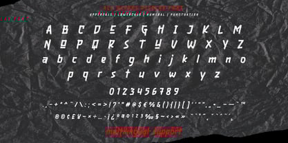 Bhore Punk Font Poster 9