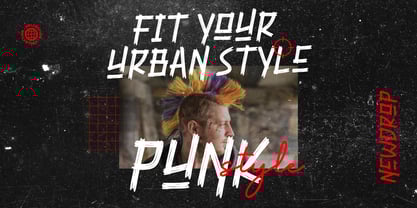 Bhore Punk Font Poster 2