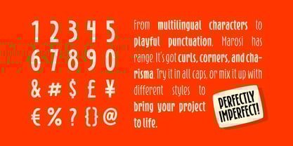 Marosi Font Poster 7