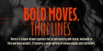 Marosi Font Poster 2