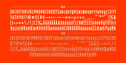 Marosi Font Poster 5