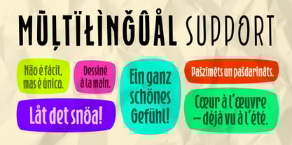 Marosi Font Poster 6