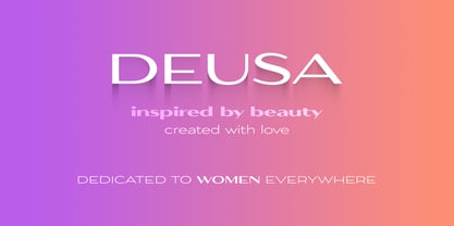 Deusa Font Poster 1