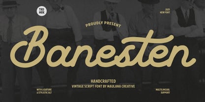 MC Banesten Font Poster 1