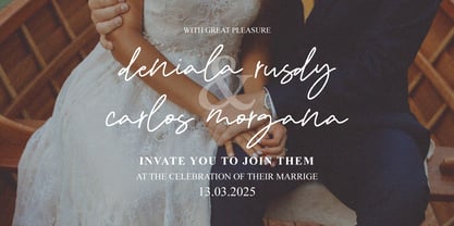 Meliday signature Font Poster 9