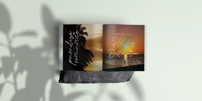 Meliday signature Font Poster 3