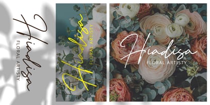 Meliday signature Font Poster 2