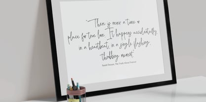 Meliday signature Font Poster 5