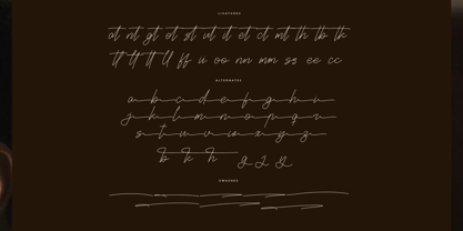 Sifnatur Risthofa Font Poster 8