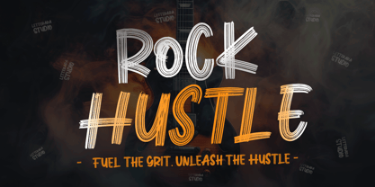 Rock Hustle Font Poster 1