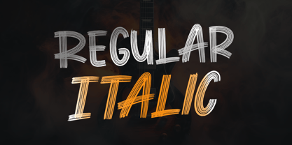 Rock Hustle Font Poster 8