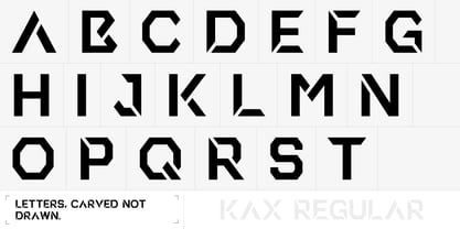 KAX Font Poster 2
