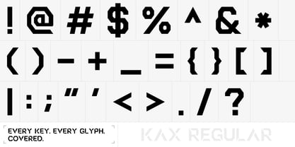 KAX Font Poster 4