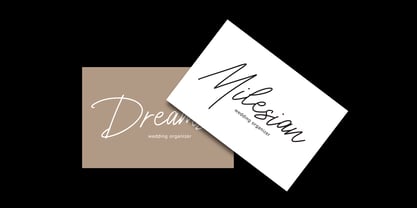 Sendian Signature Font Poster 9