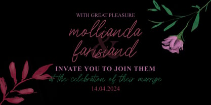 Sendian Signature Font Poster 8