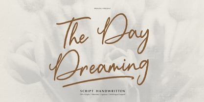 Day Dreaming Font Poster 1