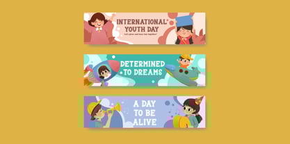 Schoolkid Font Poster 4