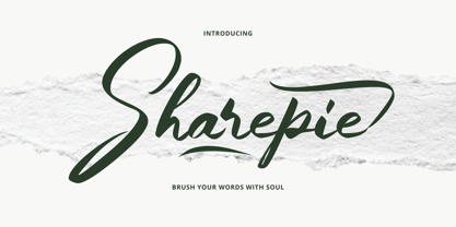 Sharepie Font Poster 1