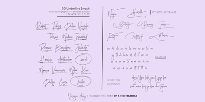 Norouya Aveny Font Poster 4