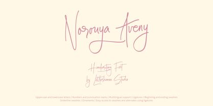 Norouya Aveny Font Poster 1