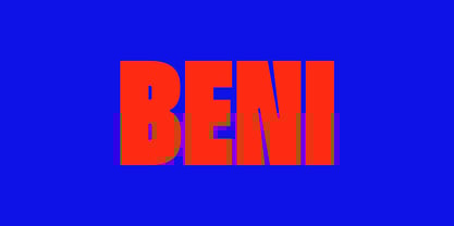 Beni Font Poster 1