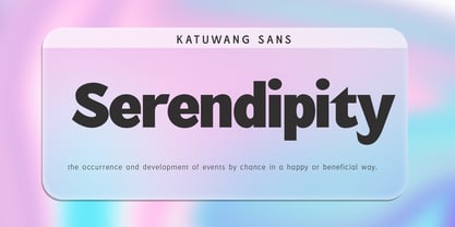 Katuwang Sans Font Poster 13