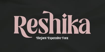 Reshika Font Poster 1