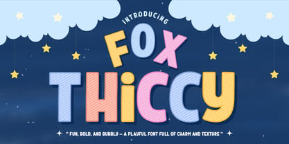 Fox Thiccy Font Poster 1