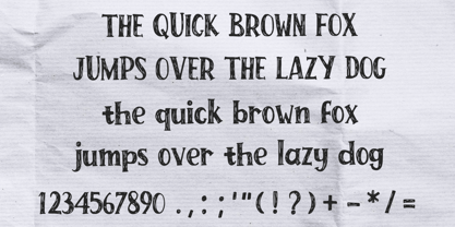 Cartoon Newspaper Font Poster 4
