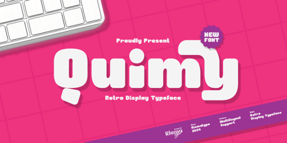 Quimy Font Poster 1