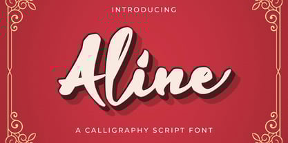 Aline Font Poster 1
