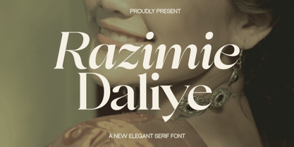 Razimie Daliye Font Poster 1