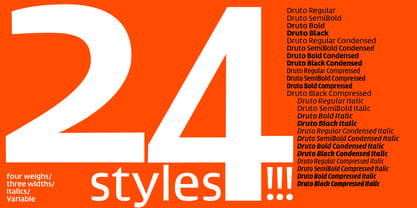 Druto Variable Font Poster 4