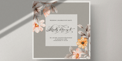 Georghina Script Pro Font Poster 7