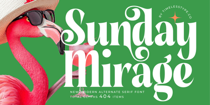 Sunday Mirage Font Poster 1