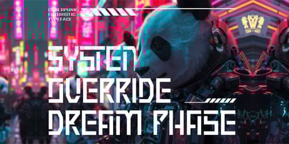 Quantum Sector Font Poster 4