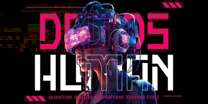 Quantum Sector Font Poster 3