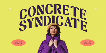 Break Noise Font Poster 7