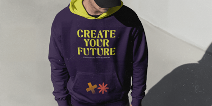 Break Noise Font Poster 13