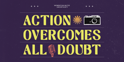 Break Noise Font Poster 5