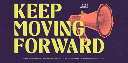 Break Noise Font Poster 8