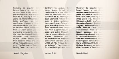 AT Nevalo Font Poster 10