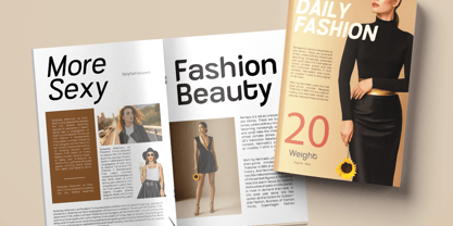 AT Nevalo Font Poster 5