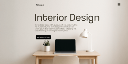 AT Nevalo Font Poster 3